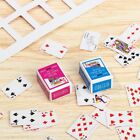 1Set 1:12 Scale Dollhouse Miniatures Mini Poker Game Playing Cards Model Toys