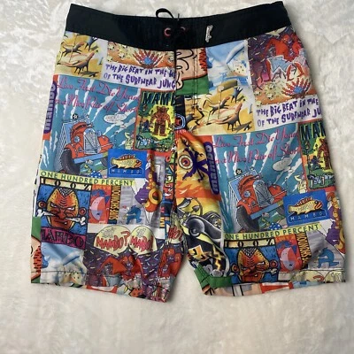 Pantalones cortos de natación MAMBO Australian Board medianos para hombre Foto 1 de 4