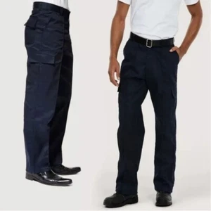 UNEEK Men's Trousers, UC902 Workwear Multi-Pockets Cargo Trousers 34" Reg Leg 31 - Picture 1 of 9