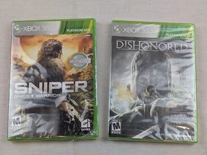 Sniper: Ghost Warrior & Dishonored Microsoft Xbox 360 Brand New Factory Sealed - Picture 1 of 4