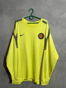 Manchester United Vintage Training Football Sweatshirt Jacket Nike Men Size 2XL - Picture 1 of 11
