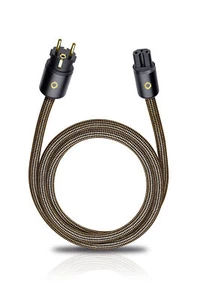 OEHLBACH XXL® Powercord High-End kabel zasilający / 2-krotne ekranowanie, C15/CEE7 - 3m - Zdjęcie 1 z 5