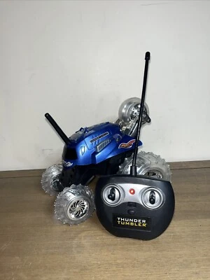 THUNDER TUMBLER VEHICLE~Wheely, Circles, Straight~Remote Control~New Batteries!! - Image 1 of 4