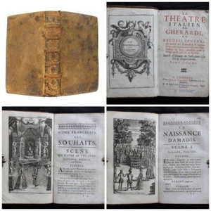 1714 Italian Comedies Le Théâtre Italien de Gherardi Illustrated with Engravings - Picture 1 of 10
