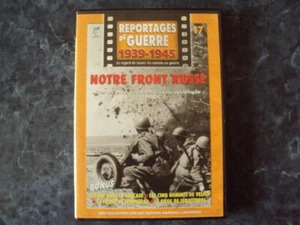 DVD NOTRE FRONT RUSSE (reportages de guerre 1939-1945) - Imagen 1 de 2