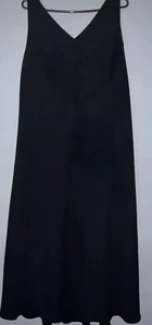 AMANDA SMITH WOMAN Plus Sz. 22w. Black Gown. Subtle Rhinestone Dress. - Picture 1 of 17