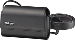 New Nikon CSNH54BK Leather Case and Strap for COOLPIX A900 S9900 from Japan - Picture 1 of 3
