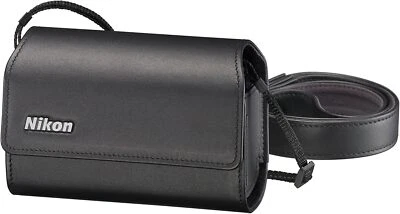 New Nikon CSNH54BK Leather Case and Strap for COOLPIX A900 S9900 from Japan - Image 1 of 3