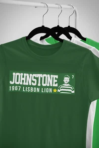 Jimmy Johnstone 1967 Lisbon Lions (Army Green To 5XL) Celtic Glasgow Irish Bhoys - Picture 1 of 2