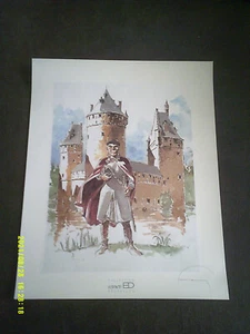 LES TOURS DE BOIS MAURY HERMANN AFFICHE TIRAGE SUR PAPIER EPAIS SIGNEE - Imagen 1 de 1