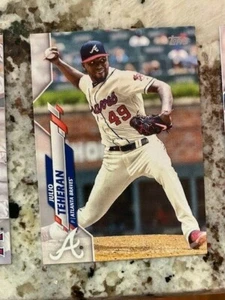 Mini tarjeta Topps 2020 bajo demanda Atlanta Braves Julio Teherán #195 - Imagen 1 de 1
