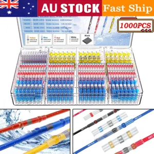 1000PCS Heat Shrink Waterproof Solder Stick Seal Sleeve Wire Connectors Terminal - Picture 1 of 30