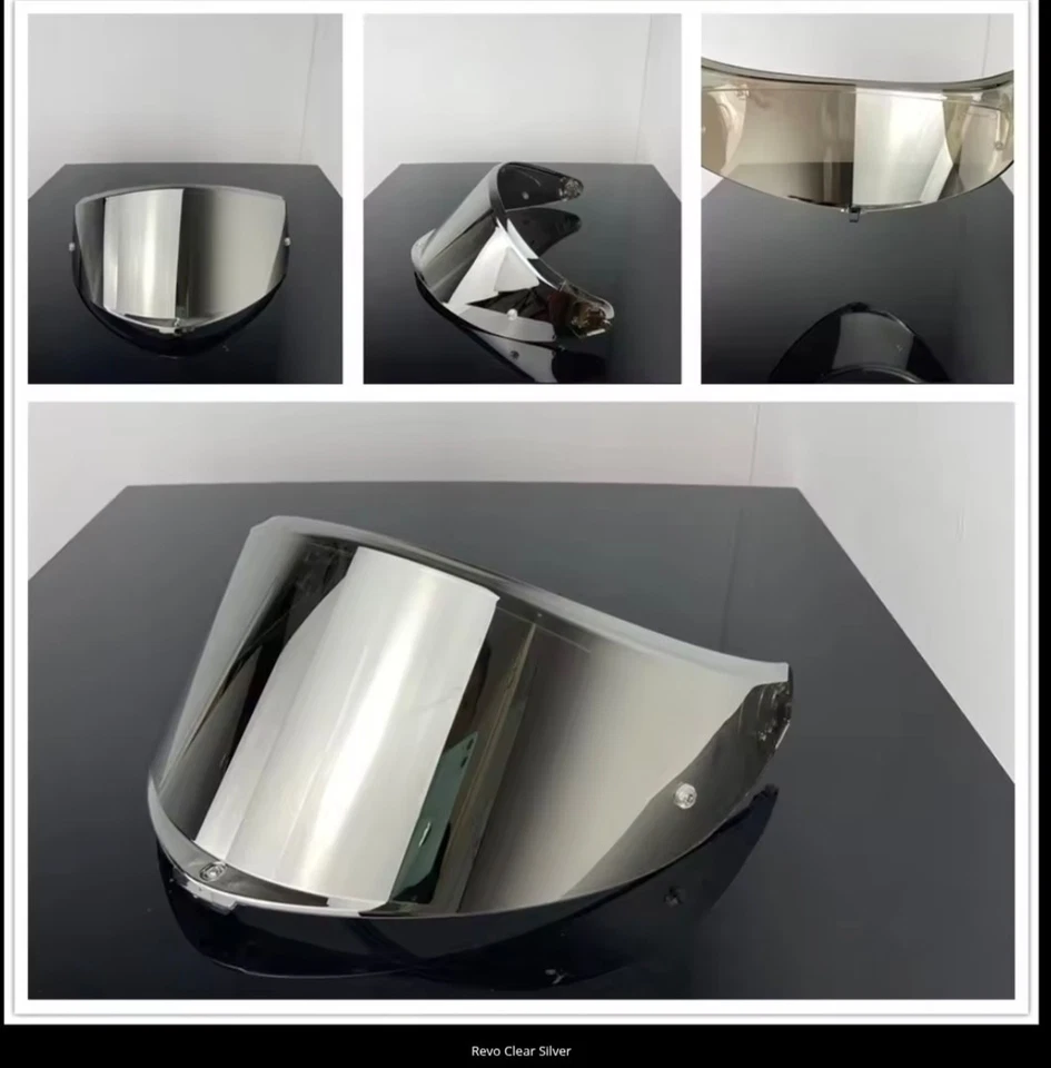 Visera para AGV K6 K6S Lente Escudo Plateado Transparente Uso Día y Noche Foto 1 de 1