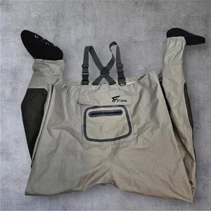 8Fans Fishing Waders 3 Ply Breathable X Back Neoprene Stocking Foot Size 3XL - Picture 1 of 10
