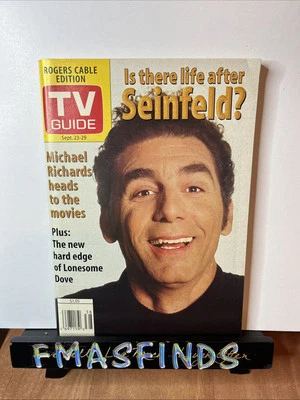 T2 1995 MICHAEL RICHARDS SEINFELD Sept 23-29 TV GUIDE Newsstand  - Image 1 of 2