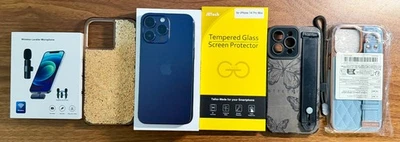 Apple iPhone 14 Pro Max 256 GB Deep Purple Unlocked W/Lots of Extras! - Image 1 of 4