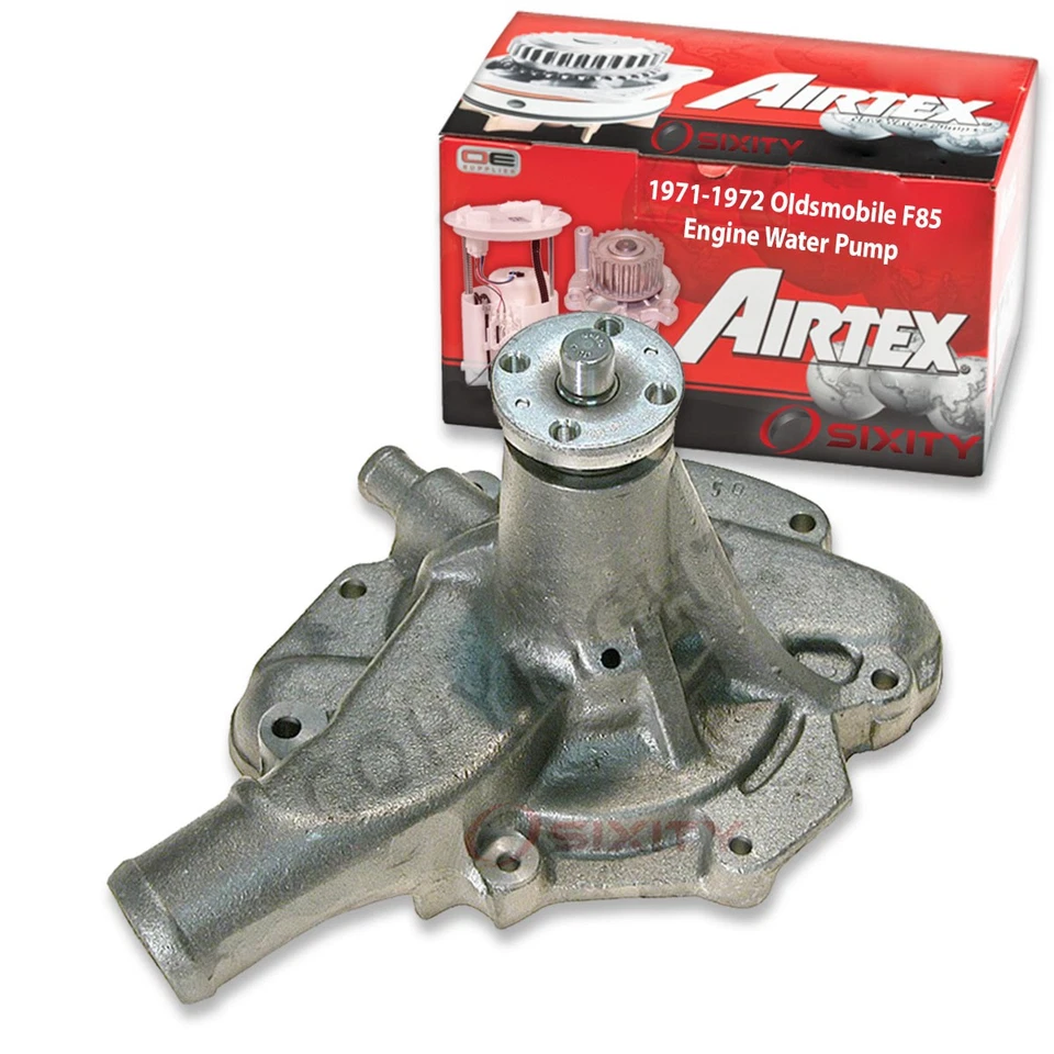 Airtex Engine Water Pump for 1971-1972 Oldsmobile F85 5.7L 7.5L V8 Coolant az - Image 1 of 4