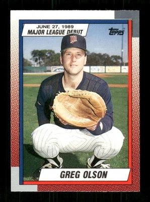 1989 90 Topps Debut  93 Greg Olson NMMT BXCP50 - Image 1 of 2