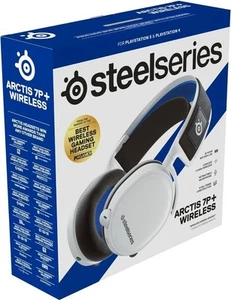 STEELSERIES Arctis 7P+ Plus 7.1 Wireless PS5 PC Gaming Headset (61471) White - Picture 1 of 5