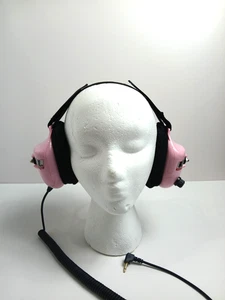 Racing Electronics Headset Racing Hot Pink w/ Volume Adjustment Tested - Picture 1 of 7