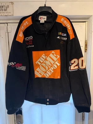 Chaqueta De Colección Nascar Chase Authentics Tony Stewart 20 Home Depot Auto Racing Usada en Excelente Condición Foto 1 de 4