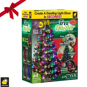 Genuine Star Shower Tree Dazzler Christmas Lights Indoor Outdoor Home Decor Xmas - Picture 1 of 7