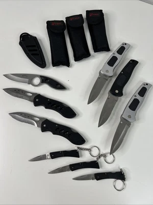 Frost Cutlery Pocket Knives. Lot Of 9. All Are New 2”, 3” & 4”  - Image 1 of 4