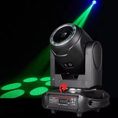 RGBW Rainbow Effect Pattern 100W LED Beam Moving Head Light with Light Strip - Image 1 of 4