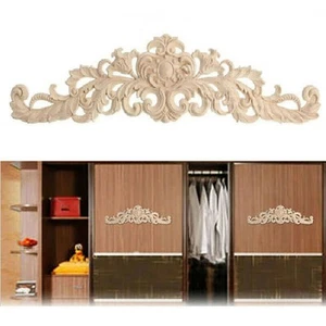 Wooden Carved Applique DIY Decor Furniture Unpainted Mouldings //new~ - Picture 1 of 17
