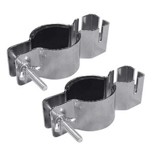 Set Of 2 Metal Clamps Adjustable Clamps for event Decoration & Drape Support - Photo 1/8