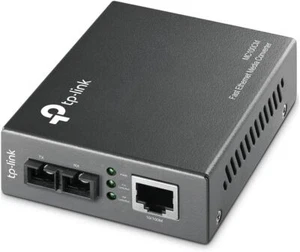 TP-Link 10/100M RJ45 100M Full-Duplex SC Fiber Converter 1000 Mbit/s 2000 m Reic - Bild 1 von 4