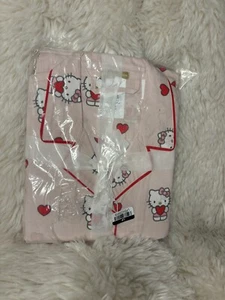 Pottery Barn Hello Kitty Heart Loose Fit Pajama Set- Size XL - Picture 1 of 4