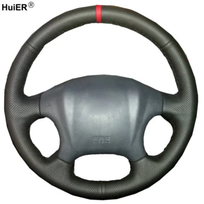 Cubierta de volante de coche costura manual para Hyundai Tucson 2006-2012 2013 2014 Foto 1 de 4