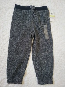 NEW First Impressions Toddler Boy's Jogger Pants Deep Black SZ/4T NWT/$15 - Picture 1 of 6