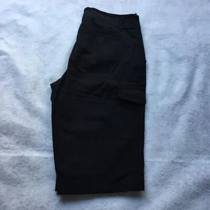 DKNY Jeans Capri Bermuda Pants w/Elastic Band & Cargo Pockets, Women's 2 (Black) - Picture 1 of 6