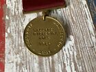 1945 WWII U.S Navy Good Conduct Medal Named to USS Token Minesweeper EM1 Veteran