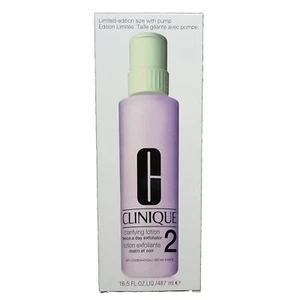 Clinique Clarifying Face Lotion Toner 2, Jumbo Size 16.5 fl. oz, New In Box - Picture 1 of 2