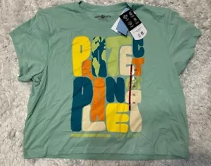 Happy Earth Women's T shirt Cropped Short Sleeve Graphic Happy Earth Size XXL - Picture 1 of 4