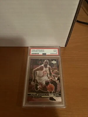 1999 UPPER DECK #137 MICHAEL JORDAN HOF PSA 9 - Image 1 of 2