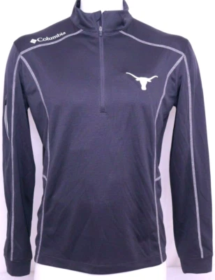 Texas Longhorns Columbia Gray Omni-Wick Shotgun 1/4 Zip Pullover Shirt Men's S - Image 1 of 4