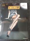 Oroblu 'Collant April' Side Contrast Fishnet Tights S/M Black New Sealed