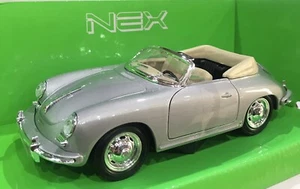 modellino Porsche 356B Grigio  Welly 1:24 Auto Die-cast Special Edition - Imagen 1 de 3