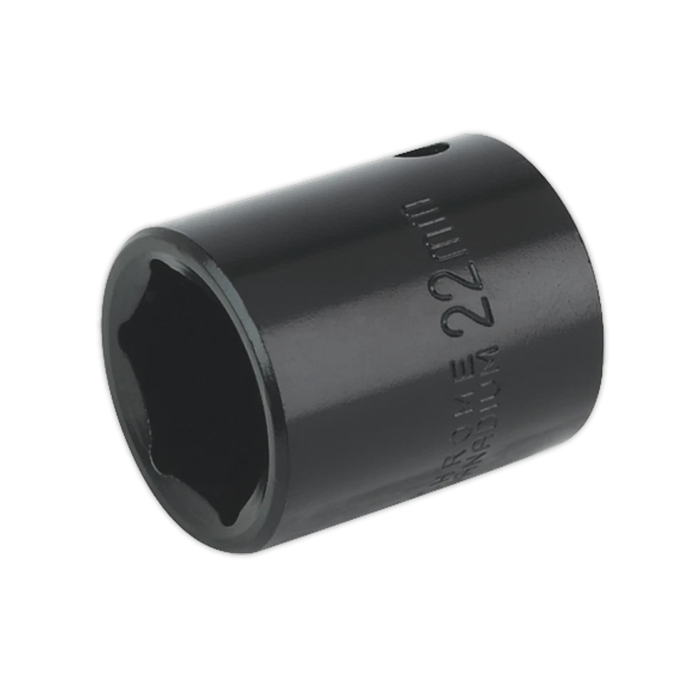 Sealey Impact Socket 22mm 1/2"Sq Drive - IS1222 - Image 1 of 1