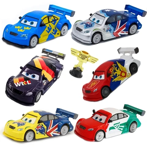 Pixar Cars Australia Super Frosty Vitaly Max Schnell Diecast Toys Car Disney Cover