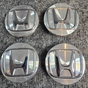 (4) Honda Civic 16-24 Machined Chrome Wheel Center Cap OEM 44742-T2A-A51 #54 - Picture 1 of 8