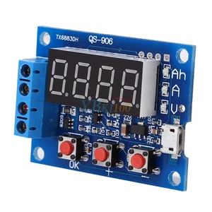 1x Battery Capacity Meter Discharge Tester 18650 Li-ion Lithium + Load Resistors - Picture 1 of 10