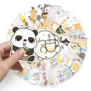 Boba Vinyl Aufkleber - 50 wasserdichte lustige Kawaii Decals - Bild 1 von 8