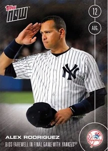 2016 TOPPS NOW #347 ALEX RODRIGUEZ - FINAL GAME WITH YANKEES - Bild 1 von 1