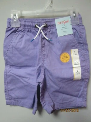 TWO PAIR!!! Cat & Jack Youth Girls Flexible Drawstring Lilac Shorts Size S (6/7) - Image 1 of 3