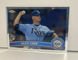 2011 Topps Chrome Alex Cobb Refractor RC kostenloser Versand - Bild 1 von 2
